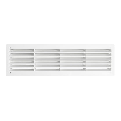 White Rectangle Door Vent, 90mm x 445mm