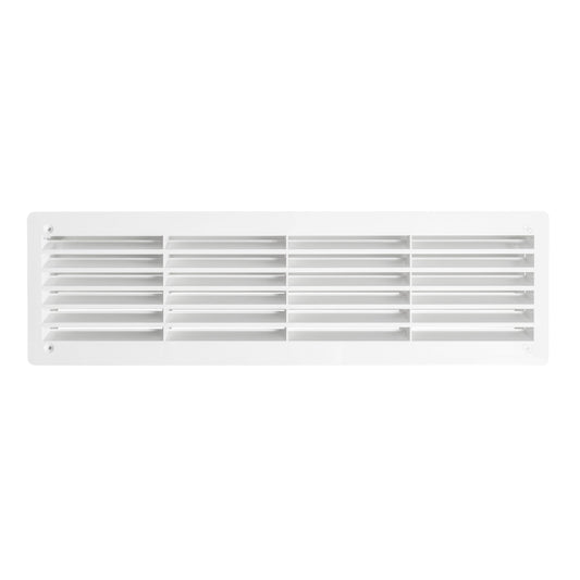 White Rectangle Door Vent, 90mm x 445mm
