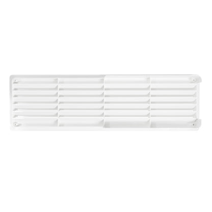 White Rectangle Door Vent, 90mm x 445mm