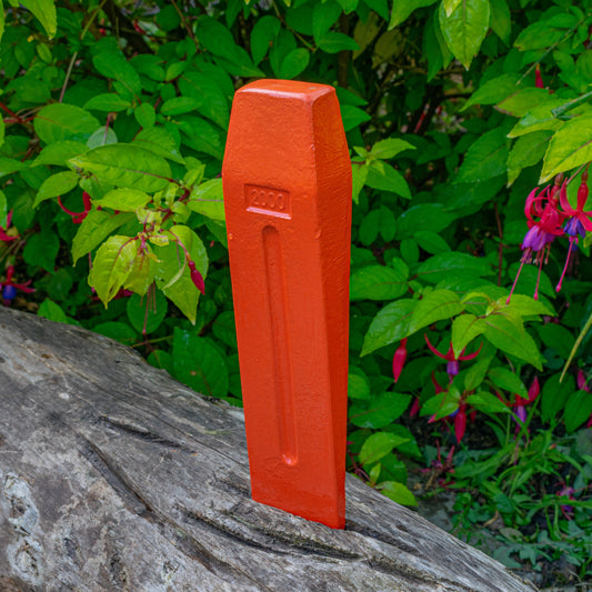 Red Steel Log Splitting Wedge, 2kg