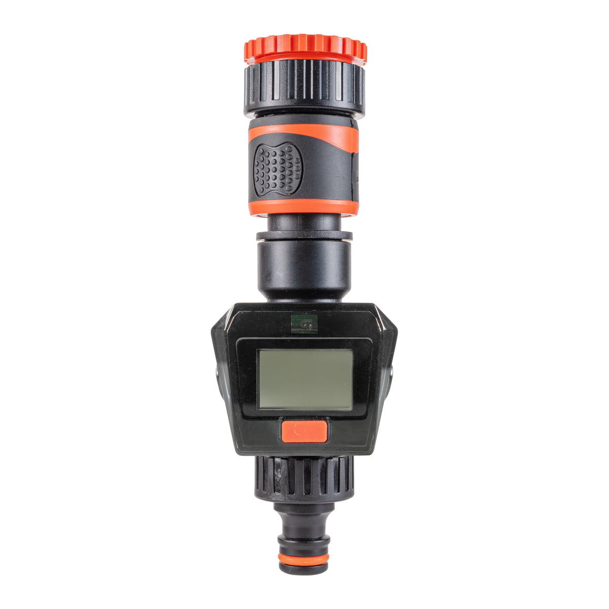 Water Flow Meter - Orange & Black