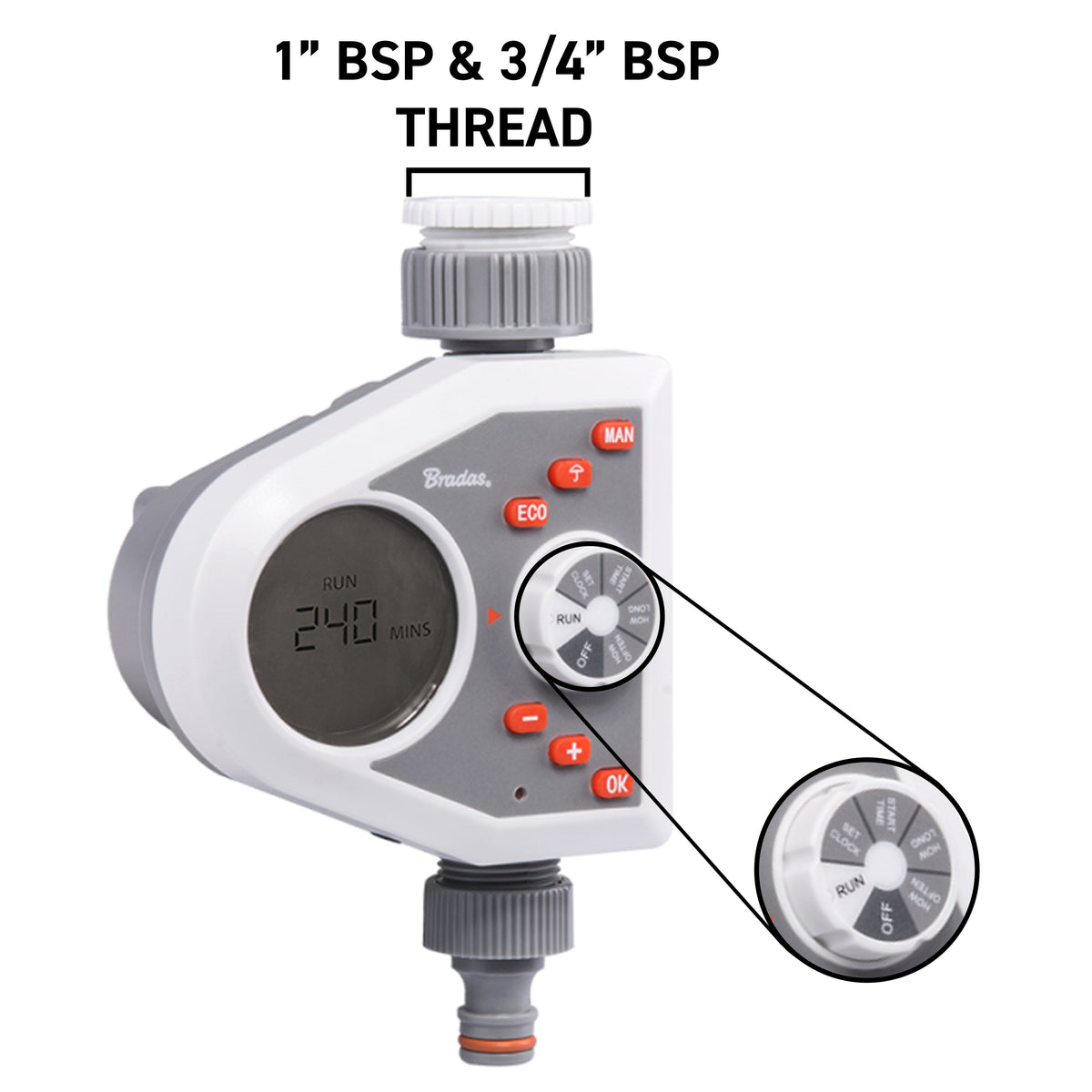 Single Outlet Electronic Control Water Timer