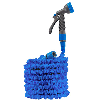 Expanding Hose Set  7.5m to 22m Blue