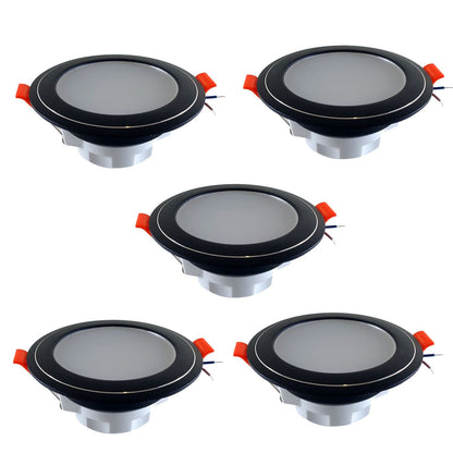 LED Recessed Ceiling Round Panel Down Light 5W - Cool / Warm White