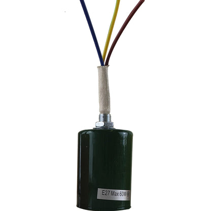 E27 Edison Screw Socket Light Bulb Holder Fitting - 6 Colour Options