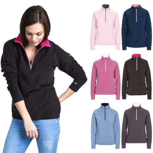 Trespass Skylar Half Zip Top Fleece Jumper