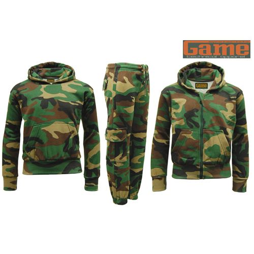 Kids Game Camouflage Tracksuit