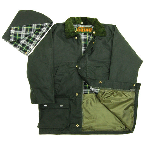 Game Quilted Wax Jacket - Kids