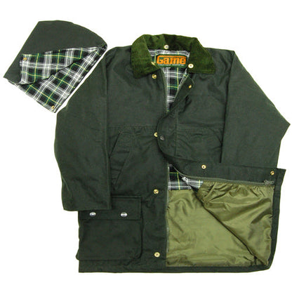 Game Quilted Wax Jacket - Kids