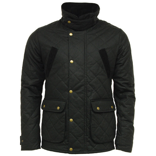 Game Oxford Quilted Wax Jacket - Mens