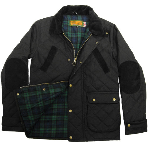 Game Oxford Quilted Wax Jacket - Mens