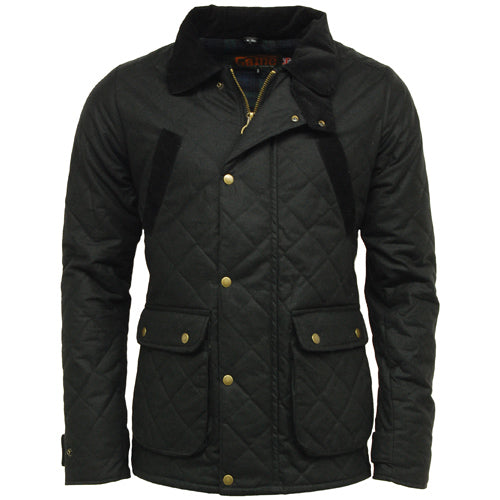 Game Oxford Quilted Wax Jacket - Mens