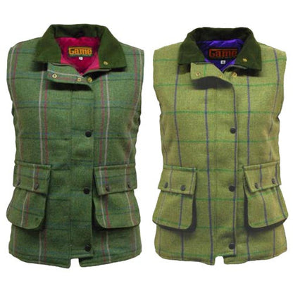 Ladies Game Tweed Gilet