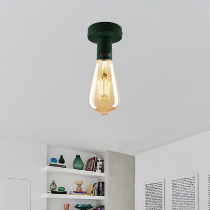 E27 Edison Screw Socket Light Bulb Holder Fitting - 6 Colour Options