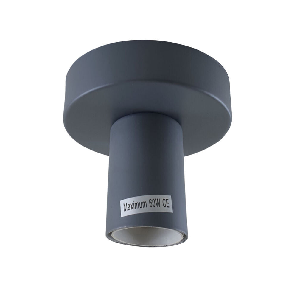 E27 Edison Screw Socket Light Bulb Holder Fitting - 6 Colour Options