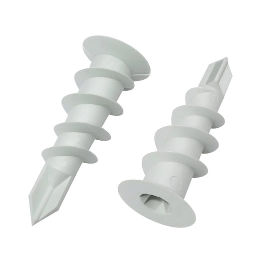 100x White Gypsum Board Screws Self Drilling