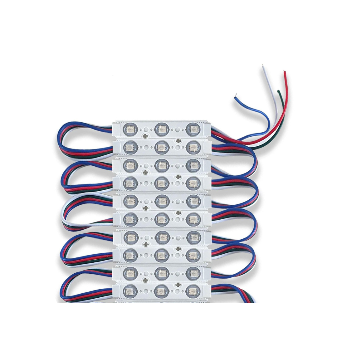 12V RGB LED Module strip Lights IP67 Waterproof - Indoor & Outdoor Use