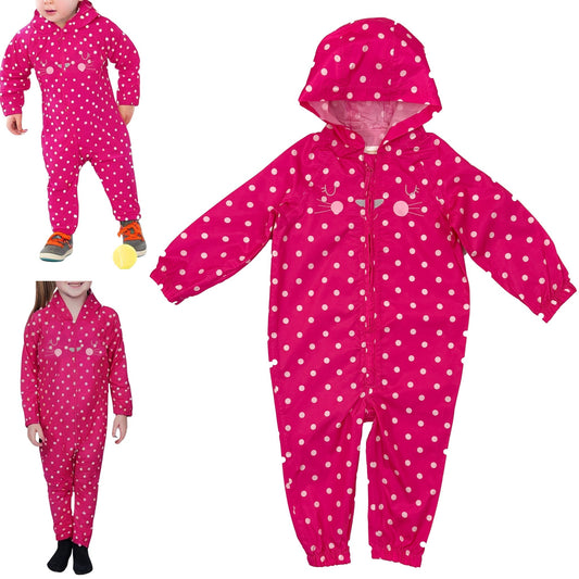 Girls Waterproof Rainsuit