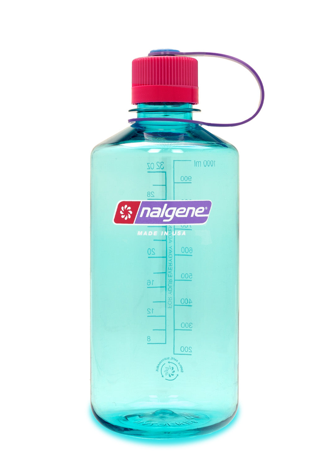 1 Litre Bottle Nalgene Sustain Narrow Mouth  - 14 Colour Options