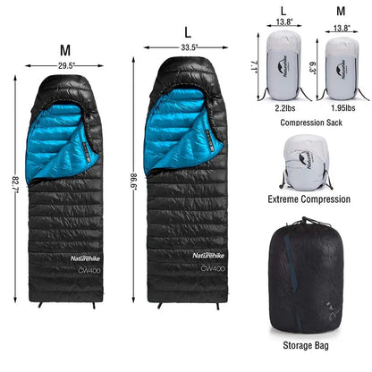 Naturehike Duck Down Sleeping Bag 650g - M / L