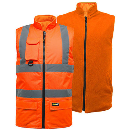 Hi Vis Reversible Bodywarmer - HV010 / HV037