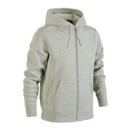 Mens Plain Zip Hoodie