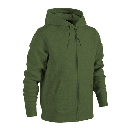 Mens Plain Zip Hoodie