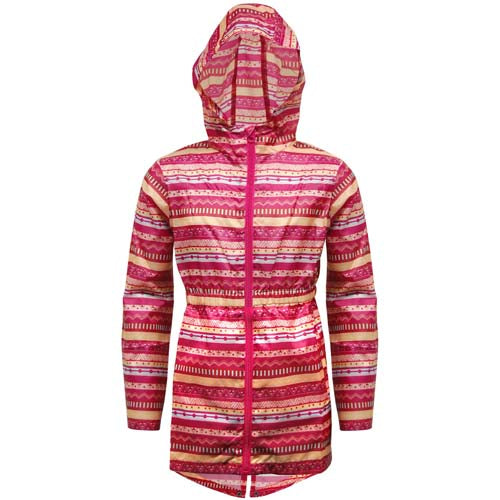 Girls Packaway Printed Cagoule