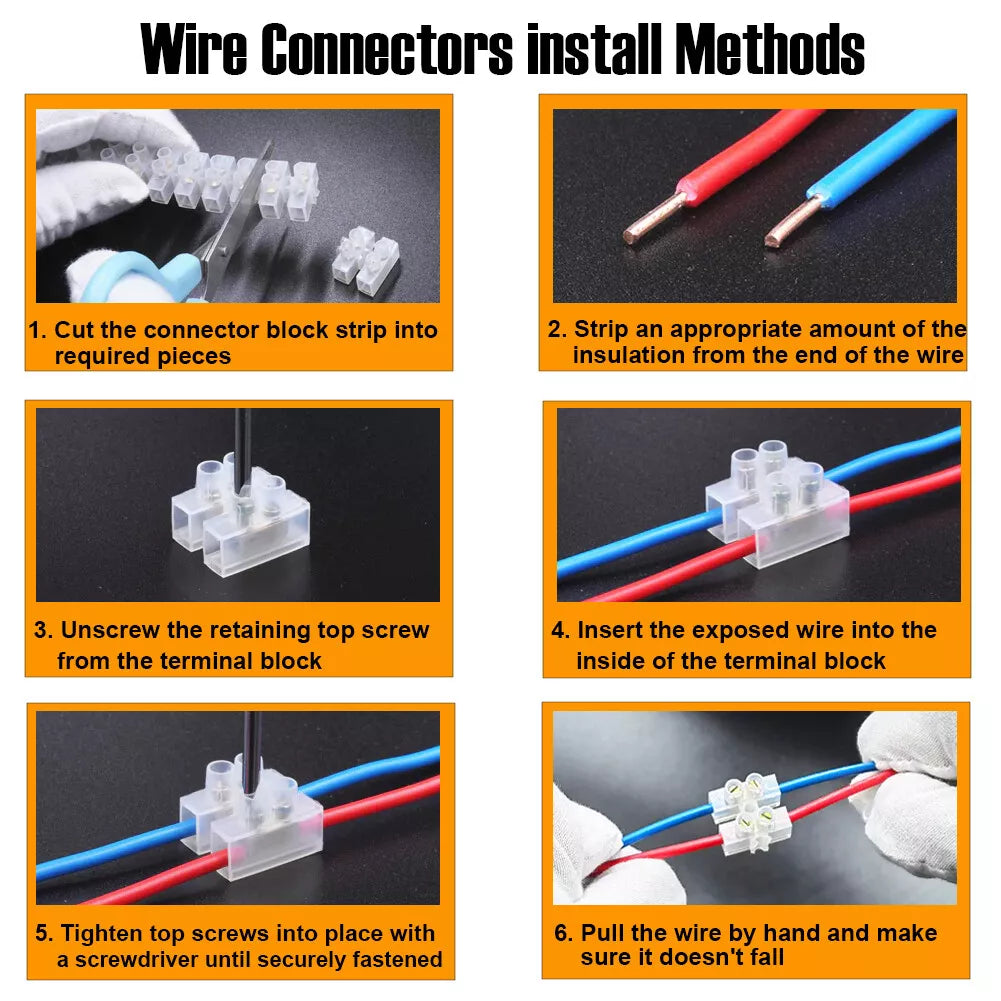 Lighting Chock Block Connection 12 Way 3A-60A