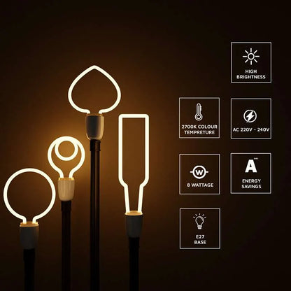 Decorative LED Filament Bulb E27  - 11 Shape Options