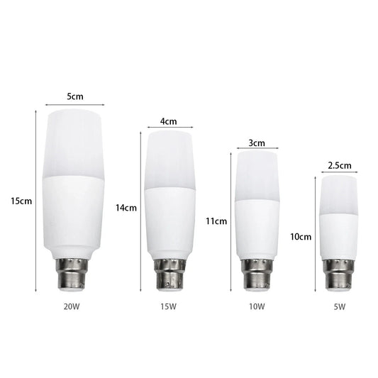 LED Light Bulb E27 T7 Bright White Stick Bulb Screw Frosted