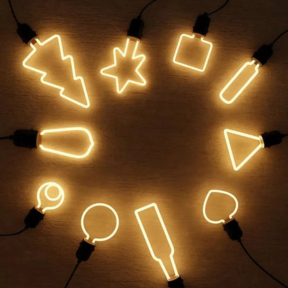 Decorative LED Filament Bulb E27  - 11 Shape Options