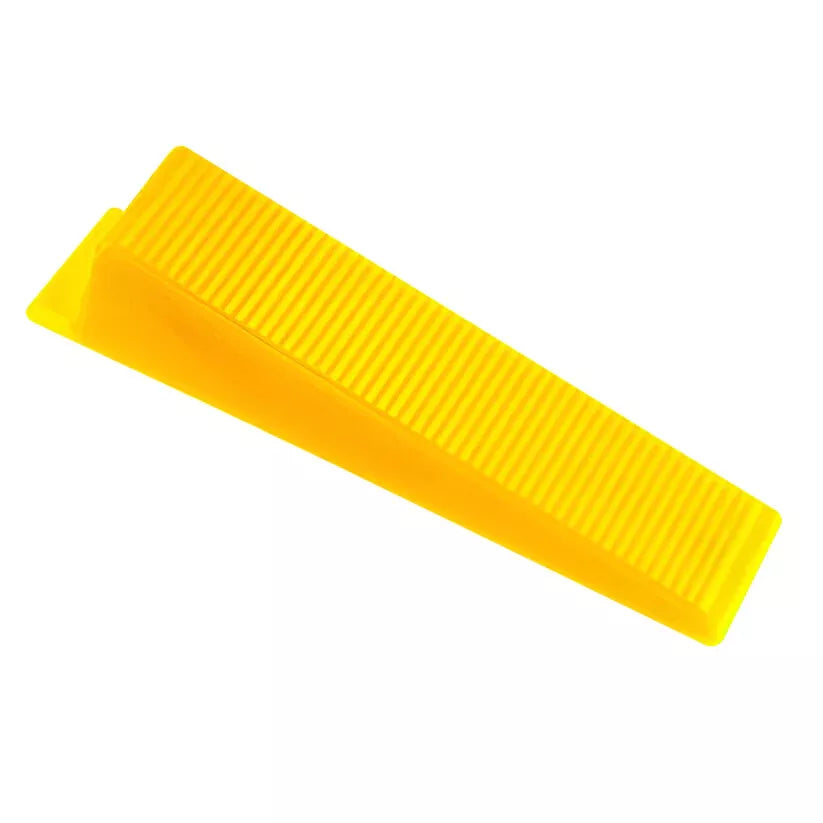 100x Tile Leveling Wedges Reusable PVC Spacers for Floor & Wall