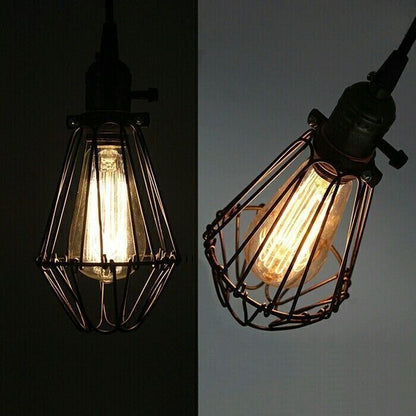 Ceiling Light Shades Wire Cage Shade - 8 Options