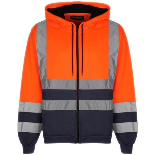 Hi Vis hoodie zipper HV008