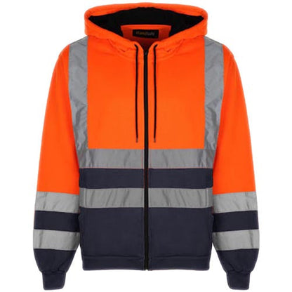 Hi Vis hoodie zipper HV008