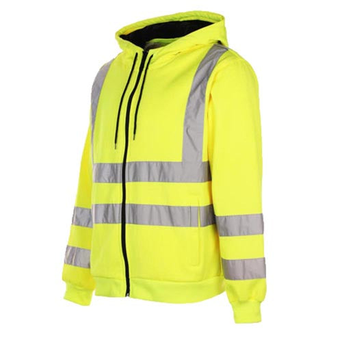Hi Vis hoodie zipper HV008