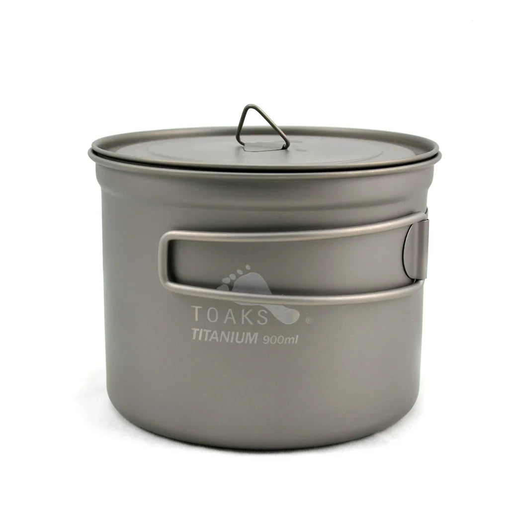 TOAKS Titanium Lightweight Pot with Lid 750ml / 900ml