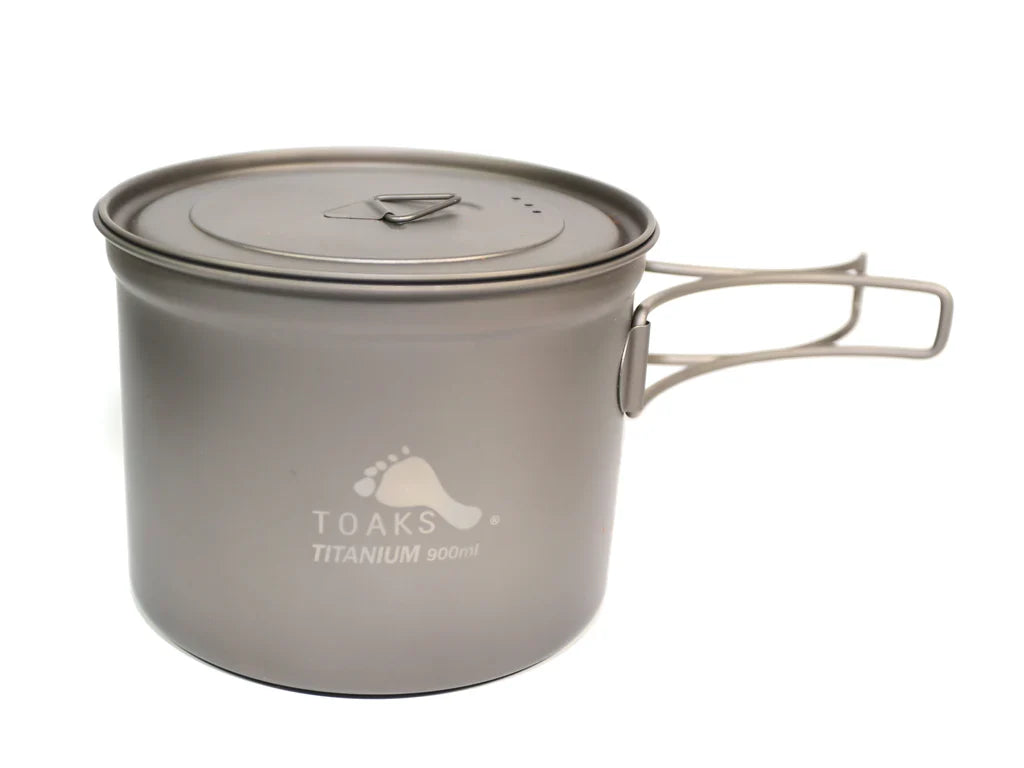 TOAKS Titanium Lightweight Pot with Lid 750ml / 900ml