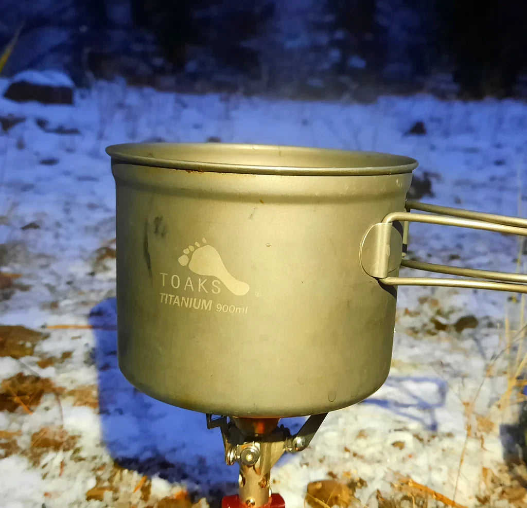TOAKS Titanium Lightweight Pot with Lid 750ml / 900ml