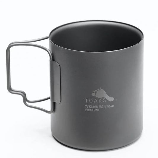 Toaks Titanium Double Wall Mug (370ML or 450ML)