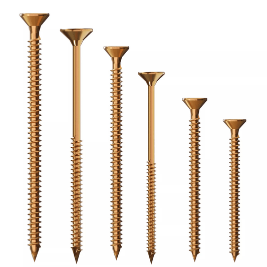 Flat Head Self Tapping Wood Screws Countersunk